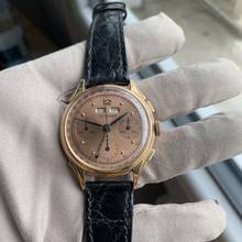 Thumbnail von LE PHARE Chronograph Dato Compax Pink salmon dial rose gold 18KT 1950’s