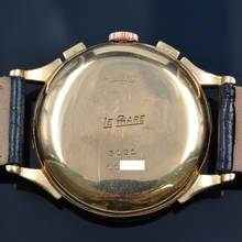 Thumbnail von LE PHARE Chronograph Dato Compax Pink salmon dial rose gold 18KT 1950’s