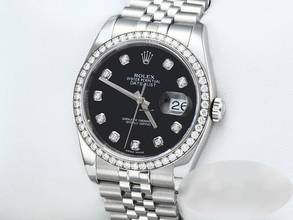 Thumbnail von Rolex Datejust 36 36mm 116244 2011 Stahl Weissgold 750 Diamanten Automatik Gold Stainless Steel 18kt White Gold Jubilé-band Chronometer Oyster Black Dial