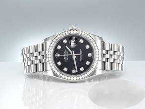 Thumbnail von Rolex Datejust 36 36mm 116244 2011 Stahl Weissgold 750 Diamanten Automatik Gold Stainless Steel 18kt White Gold Jubilé-band Chronometer Oyster Black Dial