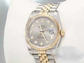Thumbnail von Rolex Datejust 36 36mm 116233 2012 Diamanten Stahl Gelbgold 750 Automatik Stainless Steel 18kt Yellow Gold Jubilé-band Chronometer Oyster