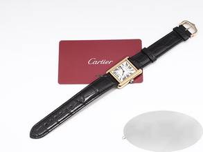 Thumbnail von Cartier Tank Solo Edelstahl Gelbgold 750 2021 W1018755 Stahl Gold Damen Steel 18kt Yellow Gold