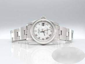 Thumbnail von Rolex Oyster Perpetual Lady Date 26mm 2001 Edelstahl Damen Automatik Stahl Stainless Steel Oyster-band Chronometer White Dial