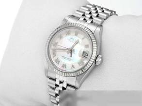 Thumbnail von Rolex Datejust 31 31mm Stahl Weissgold 750 Perlmutt 2002 Automatik Stainless Steel 18kt White Gold Jubilé-band Chronometer Oyster