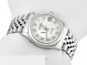 Thumbnail von Rolex Datejust 31 31mm Stahl Weissgold 750 Perlmutt 2002 Automatik Stainless Steel 18kt White Gold Jubilé-band Chronometer Oyster