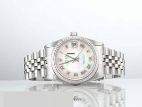Thumbnail von Rolex Datejust 31 31mm Stahl Weissgold 750 Perlmutt 2002 Automatik Stainless Steel 18kt White Gold Jubilé-band Chronometer Oyster