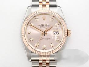 Thumbnail von Rolex Datejust 36 36mm 116231 2011 Stahl Rosegold 750 Diamanten Automatik Stainless Steel 18kt Rose Gold Jubilé-band Chronometer Oyster