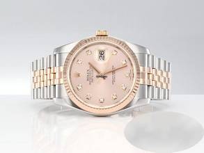 Thumbnail von Rolex Datejust 36 36mm 116231 2011 Stahl Rosegold 750 Diamanten Automatik Stainless Steel 18kt Rose Gold Jubilé-band Chronometer Oyster