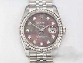 Thumbnail von Rolex Datejust 36 36mm 116244 Stahl Weissgold 750 Perlmutt Diamanten Automatik Stainless Steel 18kt White Gold Jubilé-band Chronometer Oyster