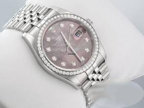 Thumbnail von Rolex Datejust 36 36mm 116244 Stahl Weissgold 750 Perlmutt Diamanten Automatik Stainless Steel 18kt White Gold Jubilé-band Chronometer Oyster