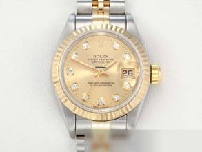Thumbnail von Rolex Lady-Datejust Edelstahl Gelbgold 750 Diamanten 1995 Automatik Stainless Steel 18kt Yellow Gold Jubilé-band Chronometer Oyster
