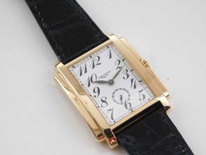 Thumbnail von Patek Philippe Gondolo 18 Karat Gelbgold Gondolo 5024 mit Patek Revision ungetragen wie Neu Porcelain Dial Herrenuhr original Band und Schließe