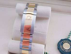 Thumbnail von Rolex Datejust 36 Stahl Gold 36 mm Nagelneu aus 05/2026 Full Set schwarz römisch Traumhaft schöne Konfiguration