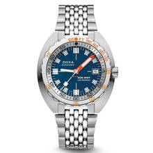Thumbnail von Doxa Sub 300T Caribbean Stahl 42,5 44,5 mm Zifferblatt blau mit Stahlarmband Heliumventil Full Set neu
