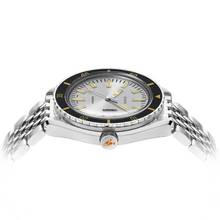 Thumbnail von Doxa Sub 200 Searambler Stahl 42 46 mm Zifferblatt silber mit Stahlarmband Lünette scharz Full Set neu