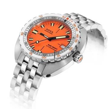 Doxa Sub 1500T Professional Automatik Orange Stahl 45 47 mm Helium Ventil 50 h Gangreserve Full Set neu