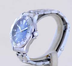 Thumbnail von Omega Seamaster 300m Electric Blue Dial Schwertzeiger Quartz rar 36 mm Unisex
