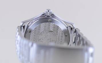 Thumbnail von Omega Seamaster 300m Electric Blue Dial Schwertzeiger Quartz rar 36 mm Unisex