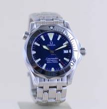 Thumbnail von Omega Seamaster 300m Electric Blue Dial Schwertzeiger Quartz rar 36 mm Unisex