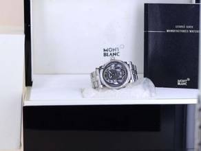 Thumbnail von Montblanc Nicolas Rieussec Star Monopusher Chronograph Stahlband 43mm B+P