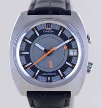 Thumbnail von Omega Memomatic Seamaster Memomatic Alarm Automatic Cal. 980 Vintage Klassiker grey Dial Steel rar