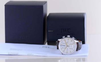 Thumbnail von IWC Portugieser Rattrapante Doppelchronograph 41mm Klassiker Handaufzug