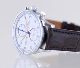 Thumbnail von IWC Portugieser Rattrapante Doppelchronograph 41mm Klassiker Handaufzug