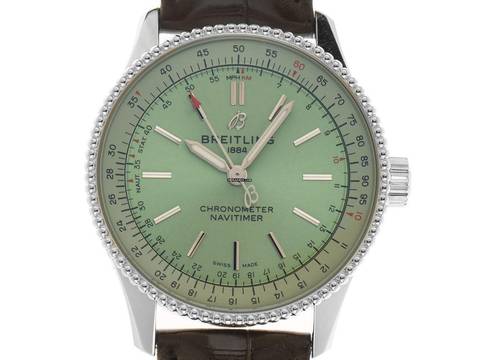 Breitling Navitimer Ref.A17395361L1P1 Bj.2026 Full Set Ungetragen Navitimer Automatic Green Dial