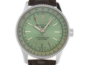 Thumbnail von Breitling Navitimer Ref.A17395361L1P1 Bj.2026 Full Set Ungetragen Navitimer Automatic Green Dial