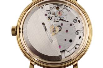 Thumbnail von Glashütte Original Spezimatic Brown Dial vergoldet Automatik Herrenuhr Kaliber 75 Vintage