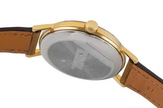 Thumbnail von Glashütte Original Spezimatic Brown Dial vergoldet Automatik Herrenuhr Kaliber 75 Vintage