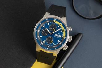 Thumbnail von IWC Aquatimer Chronograph Tribute to Calypso Stahl Automatik Herren Ref. IW378203 Papers