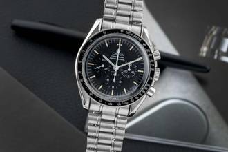 Thumbnail von Omega Speedmaster Professional Moonwatch Chronograph Stahl Handaufzug Ref. 3590.50.00 B&P
