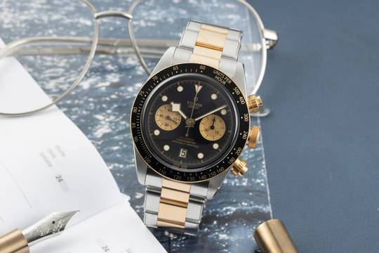 Tudor Black Bay Chrono Stahl / Gold Automatik Ref. M79363N-0001 B&P