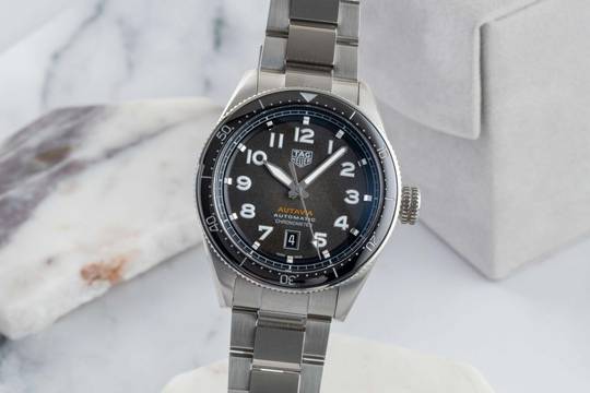 TAG Heuer Autavia Edelstahl Automatik Herrenuhr Ref. WBE5114.EB0173 B&P 2020