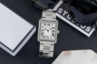 Thumbnail von Cartier Tank Solo Edelstahl Herrenuhr Saphirglas Ref. W5200014 3169
