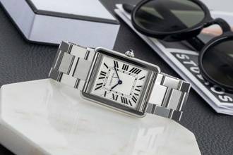 Thumbnail von Cartier Tank Solo Edelstahl Herrenuhr Saphirglas Ref. W5200014 3169