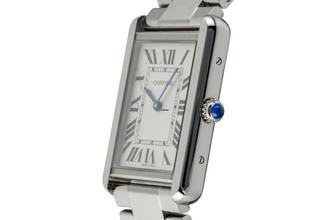 Thumbnail von Cartier Tank Solo Edelstahl Herrenuhr Saphirglas Ref. W5200014 3169