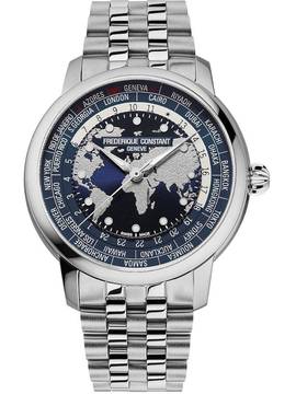 Frederique Constant Classics Automatic FC-719NN3H6B Herrenuhr Classic Worldtimer Automatik 40mm 5ATM