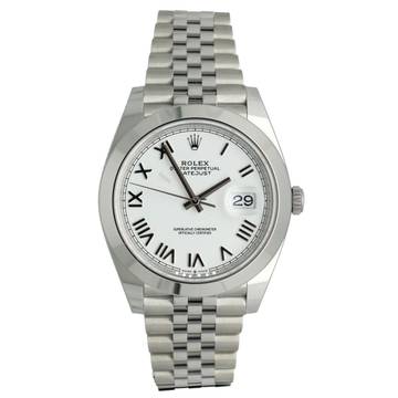 Rolex Datejust 41 Smooth/Jubilee White dial Ref. 126000 NEW