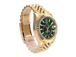 Thumbnail von Rolex Sky-Dweller Gelbgold Ref. 336938 Grün Jubile-Band