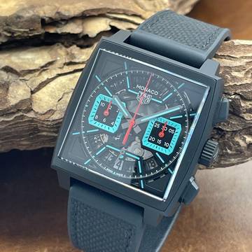 TAG Heuer Monaco Monaco Chronograph Titan DLC - NEUWARE - FULLSET 2026 - Ref. CBL2184.FT6236