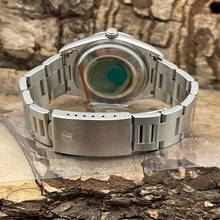Thumbnail von Rolex Oyster Perpetual Date Date 34 Stahl - blaues Tritium-Blatt - Ref. 15200