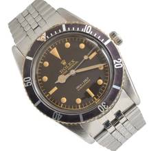 Thumbnail von Rolex Submariner (No Date) “James Bond” 6536-1 Tropical gilt radium dial TOP Condition 1957