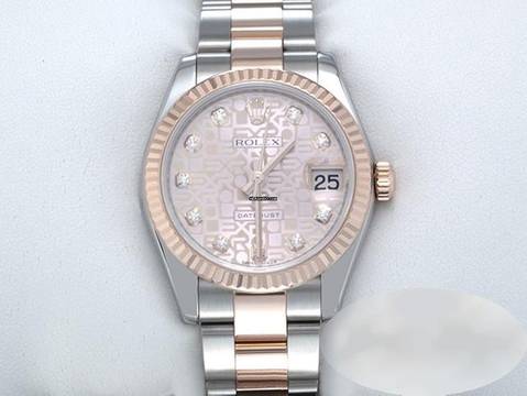 Rolex Datejust 31 31mm 178271 2011 Stahl Rosegold 750 Diamanten Automatik Gold