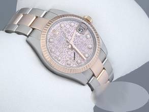 Thumbnail von Rolex Datejust 31 31mm 178271 2011 Stahl Rosegold 750 Diamanten Automatik Gold