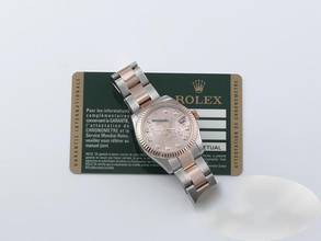 Thumbnail von Rolex Datejust 31 31mm 178271 2011 Stahl Rosegold 750 Diamanten Automatik Gold