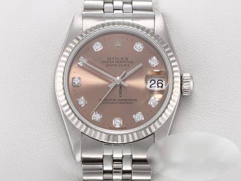 Rolex Datejust 31 31mm Stahl Weissgold 750 2000 Diamanten Automatik Gold