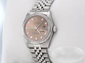 Thumbnail von Rolex Datejust 31 31mm Stahl Weissgold 750 2000 Diamanten Automatik Gold