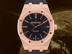 Thumbnail von Audemars Piguet Royal Oak Selfwinding 15400or Rose Gold Selfwinding 41mm Like New Full Set